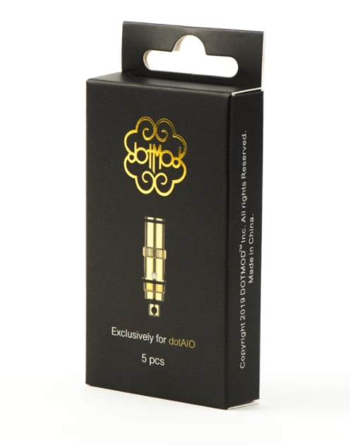 DotMod DotAIO Coils Ansicht Schachtel DotMod DotAIO Coils-SS316L 0,7 Ohm Mesh