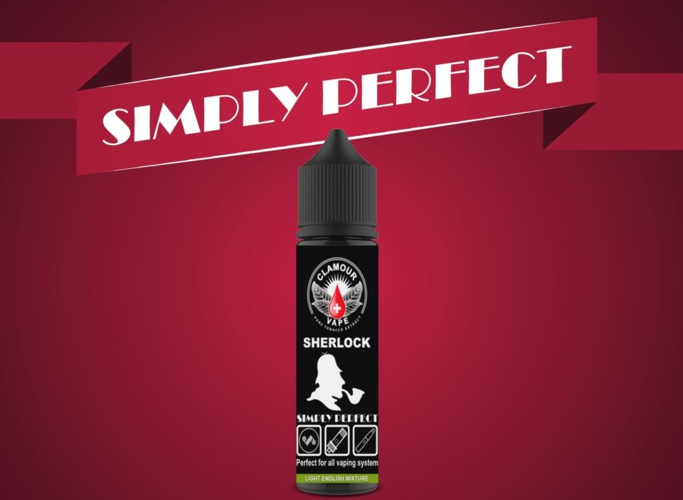 Clamour Vape Sherlock Ansicht Flasche Clamour Vape Sherlock-20 ml Longfill