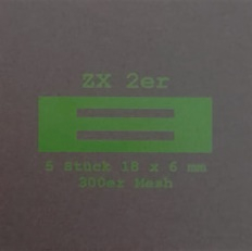 The Real M Zeus X 2er SS316 Mesh Ansicht Packungsaufdruck