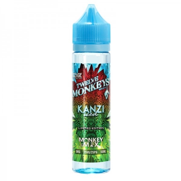 12 Monkeys Kanzi Iced-50ml Shortfill-0 mg