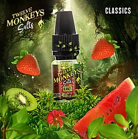 12 Monkeys Kanzi Nic Salt 12 Monkeys Kanzi Nic Salt-10 ml-20 mg