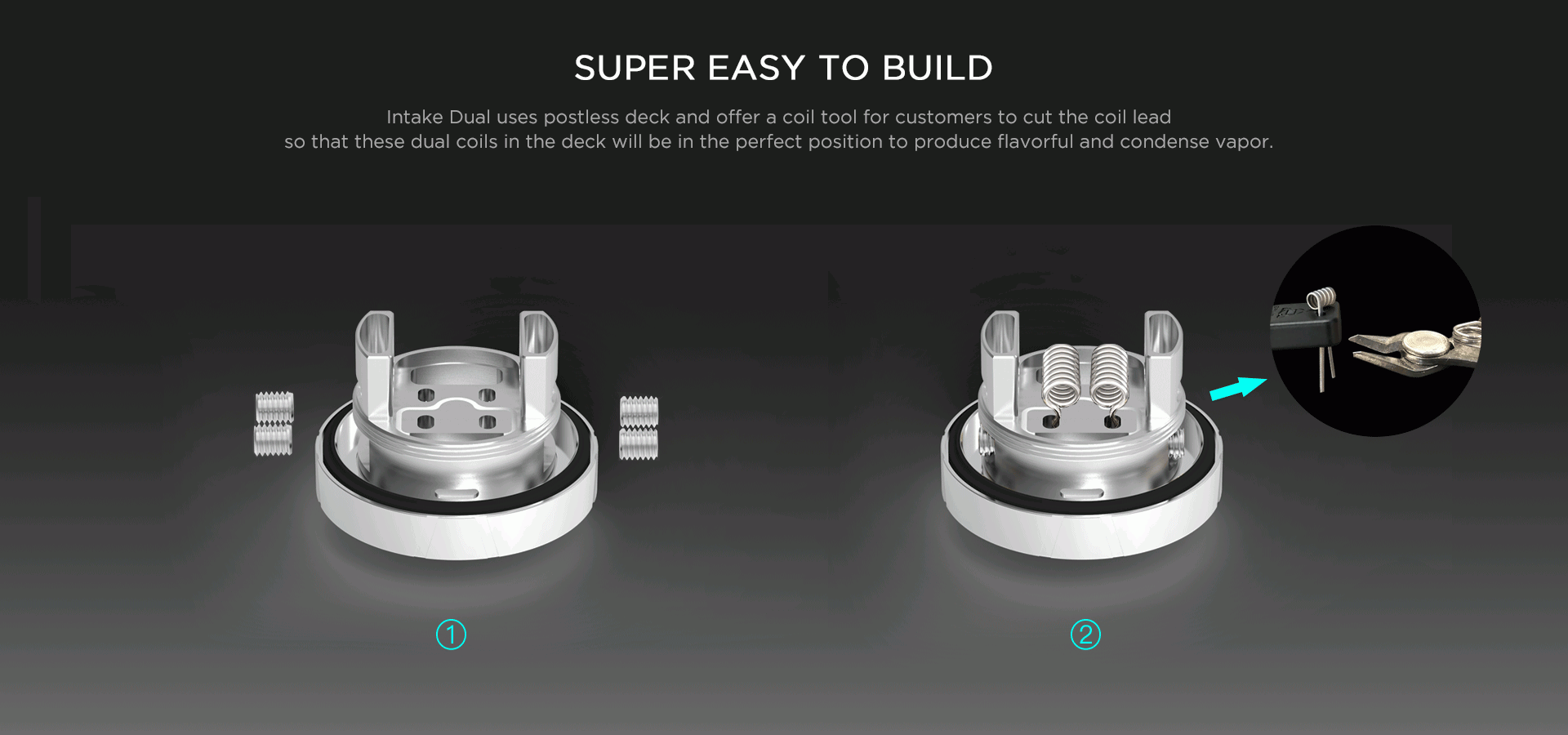 Augvape Intake Dual RTA Deck