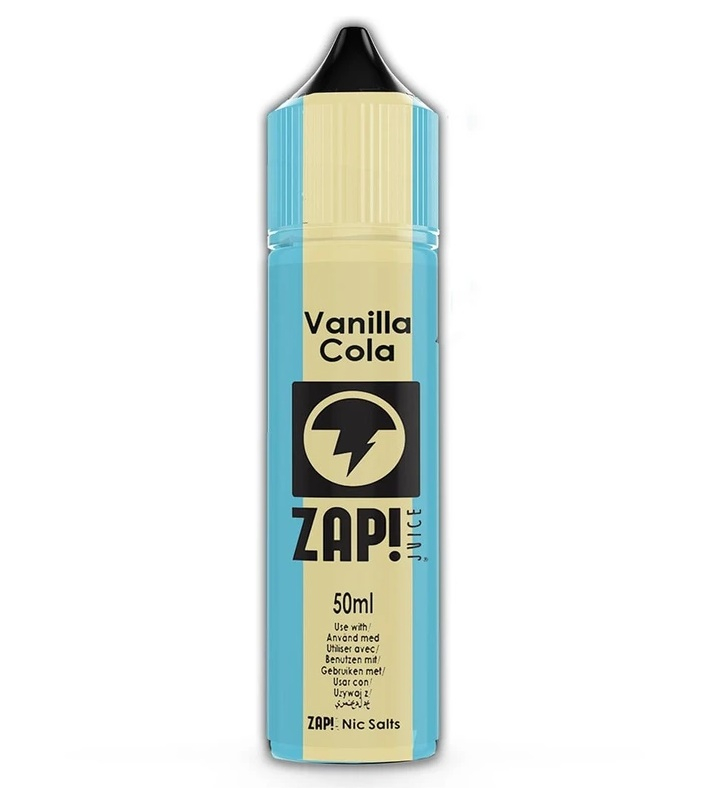 ZAP! Juices Vanilla Cola Ansicht Flasche ZAP! Juices Vanilla Cola-50ml Shortfill