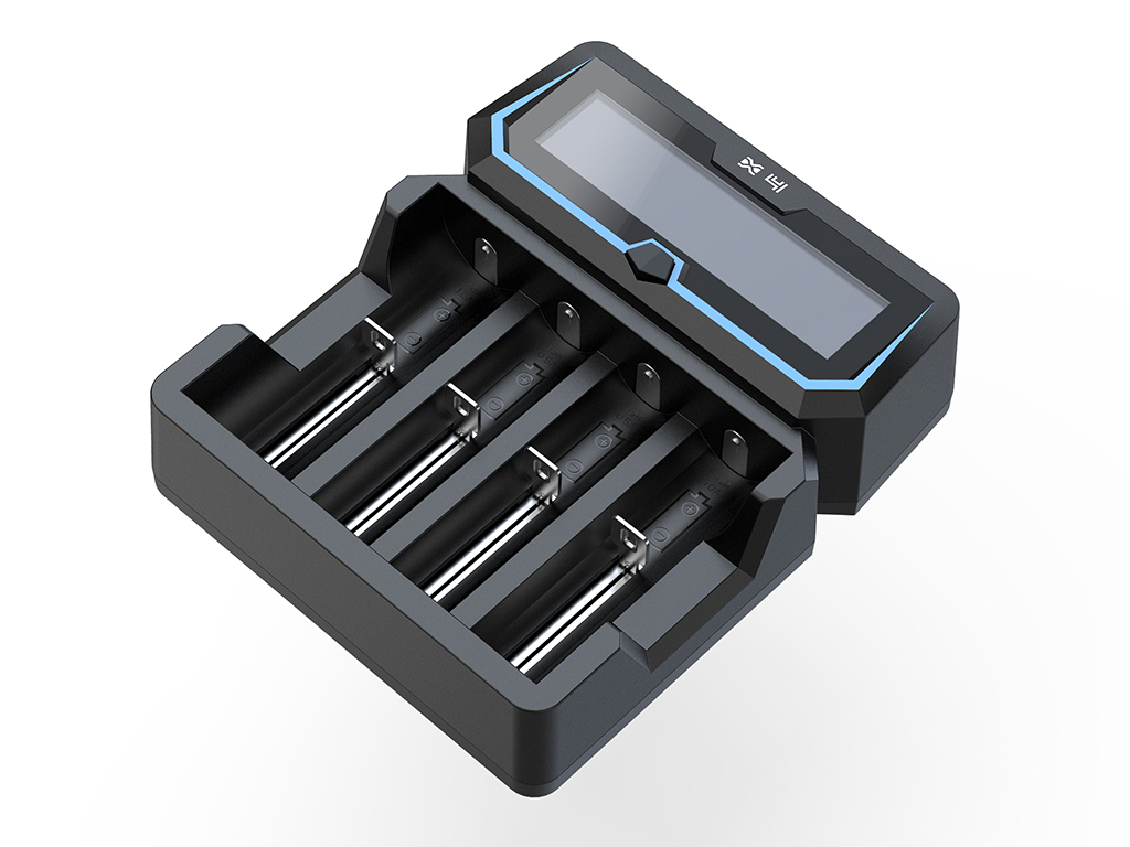 Xtar X4 Ansicht von schräg oben