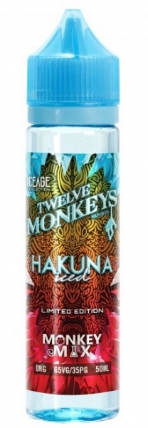 12 Monkeys Hakuna Iced-50ml Shortfill-0 mg