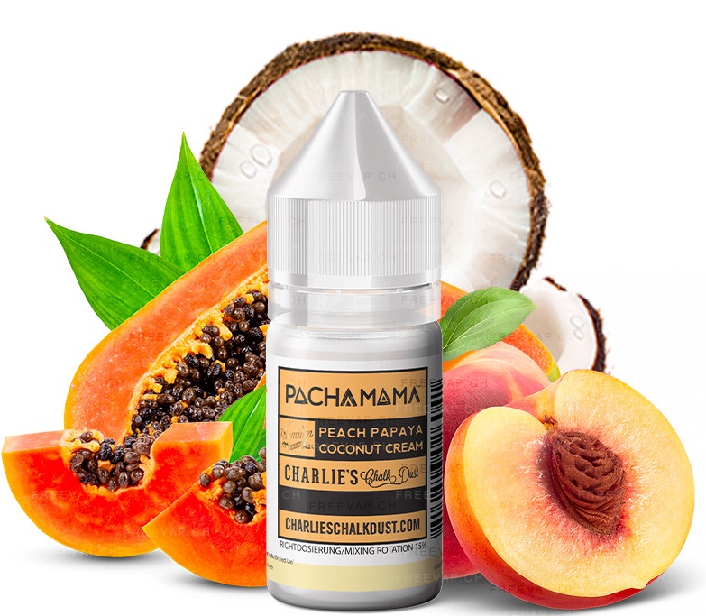Pacha Mama Peach Papaya Coconut Cream Aroma 30ml Pacha Mama Peach Papaya Coconut Cream Aroma 30ml