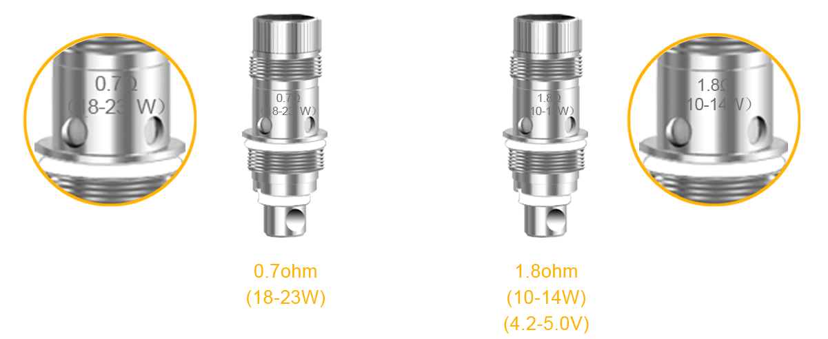 Aspire Nautilus Ersatzcoils 0.7