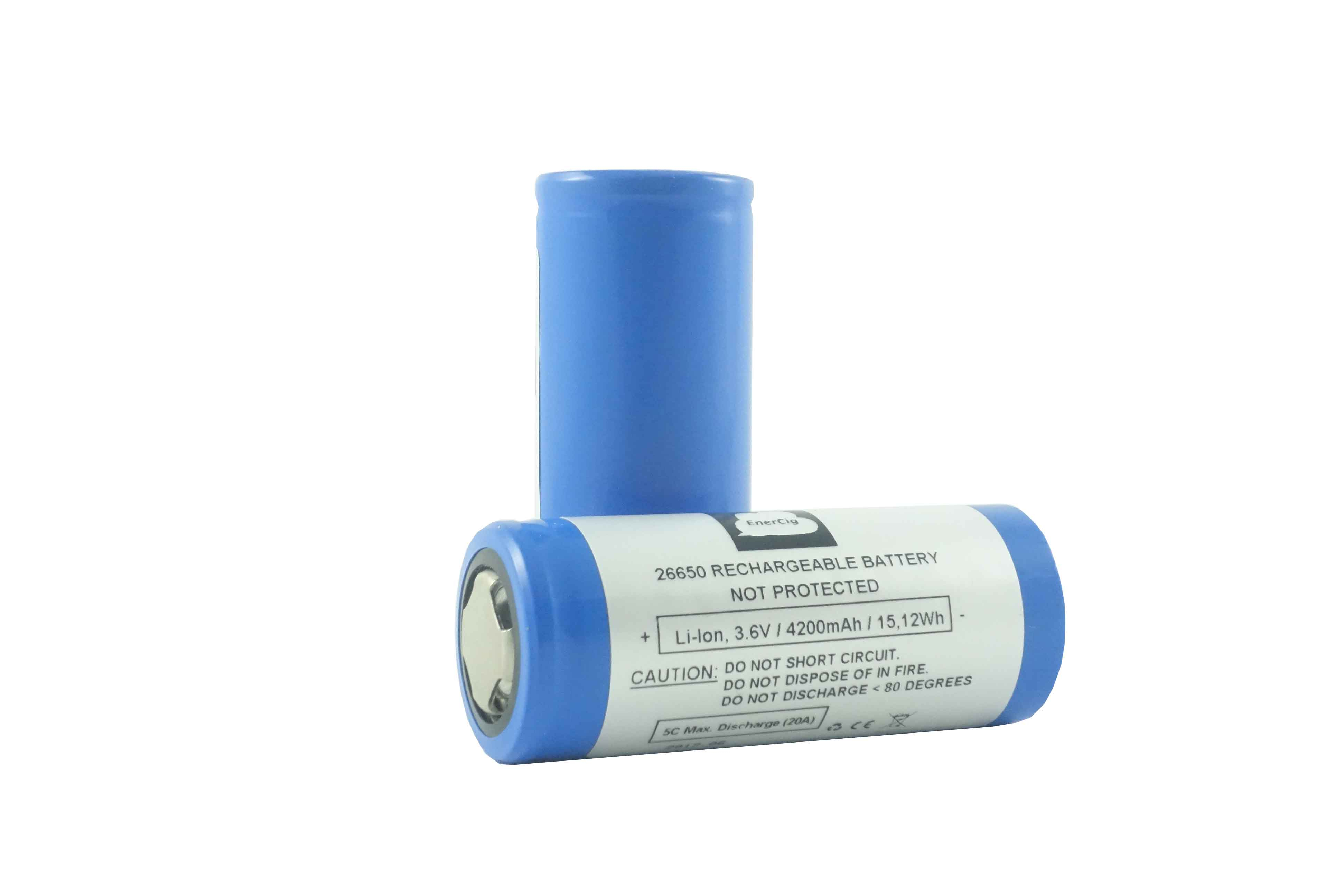 EnerCig 26650 EC-26650HP 4200 mAh (20A) EnerCig 26650 4200 mAh (20A)