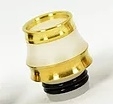 Koncio Mods Drip Tip Hybrid 24k Gold-Gold-White