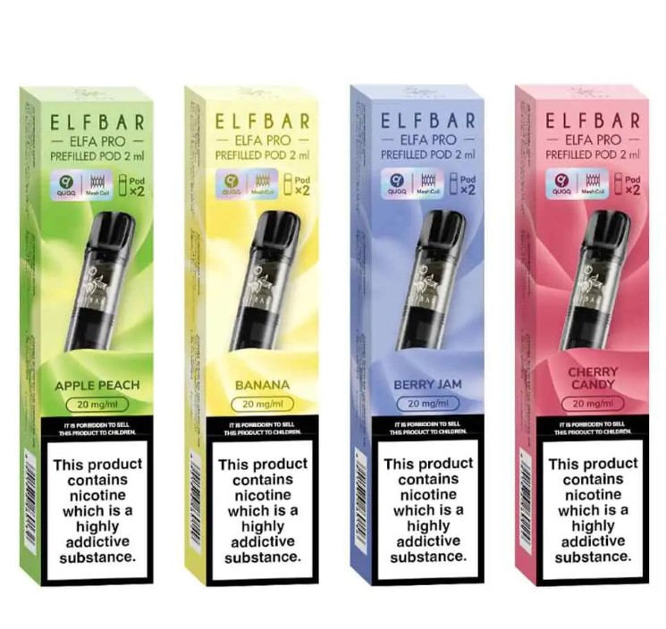 Elf Bar Elfa Pro Liquids Pods Elf Bar Elfa Pro Liquids Pods