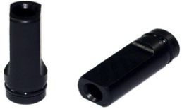 Mundstück / Drip Tip Delrin flach black Mundstück / Drip Tip Delrin flach