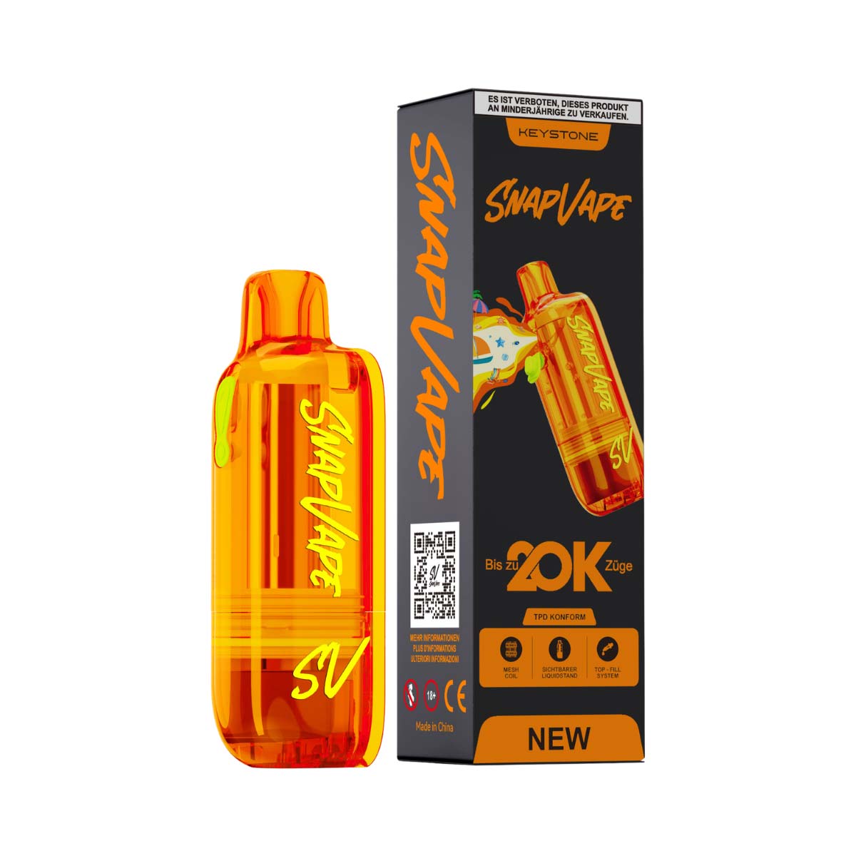 Keystone SnapVape leer Pod Keystone SnapVape leer Pod