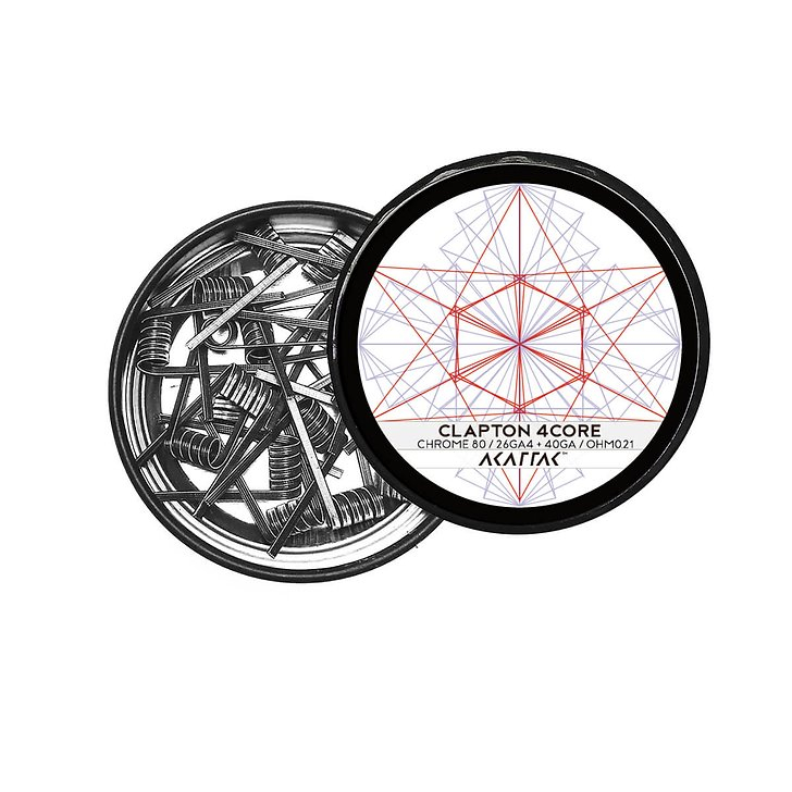 4-core clapton Akattak 4-Core Clapton Ni80-4-Core Clapton 26GAx4+40GA