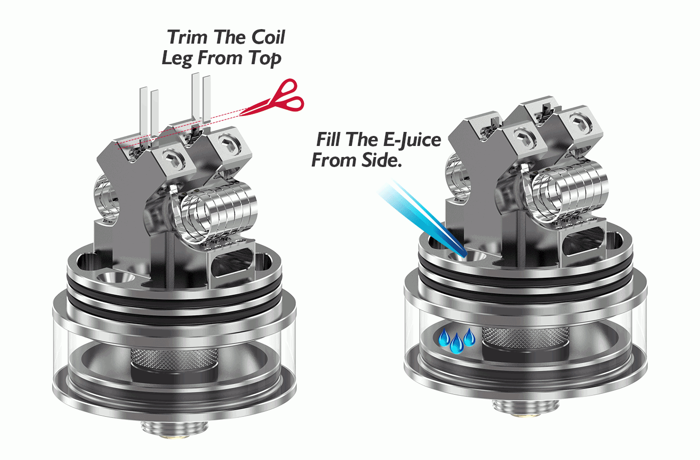 THC Tauren Max RDTA dual deck