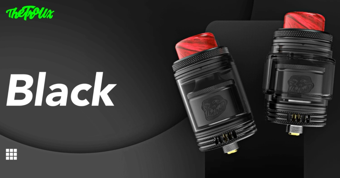black Wotofo Troll X RTA-Black