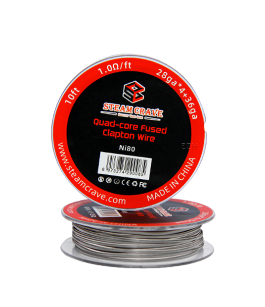 Steam Crave Drahtrollen-Quad Core Fused Clapton  Steam Crave Drahtrollen-Quad Core Fused Clapton