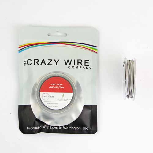 Crazy Wire Company Ni80 Clapton-Ni80 Clapton 26AWG