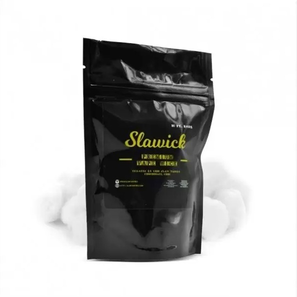 Ohm Slaw Vapors Slawick Cotton Ansicht Beutel und Watte Ohm Slaw Vapors Slawick Cotton