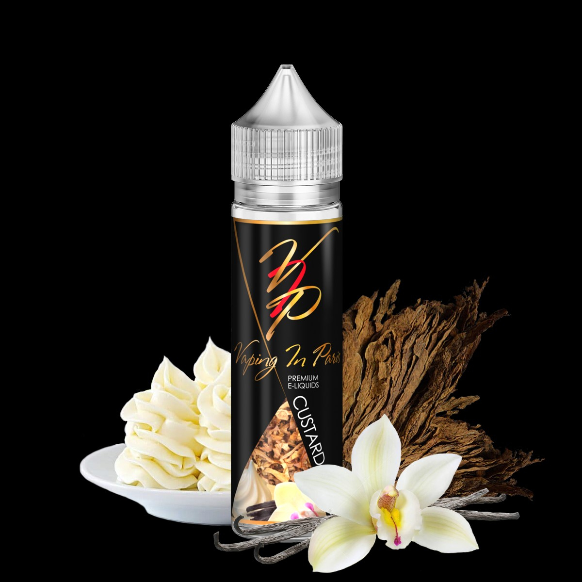 Vaping in Paris Custard Blend-50ml Shortfill-0 mg