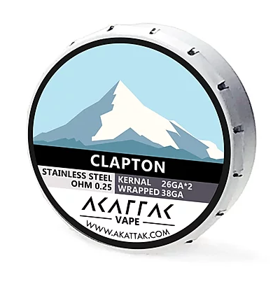 Akattak Clapton Fertig Coil SS316 Akattak Clapton Fertig Coil SS316