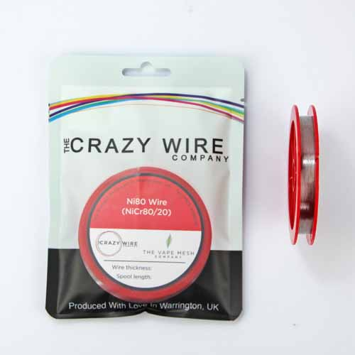 Crazy Wire Ni80 Draht Lieferumfang Crazy Wire Company Ni80 Draht-Ni80 0,25mm