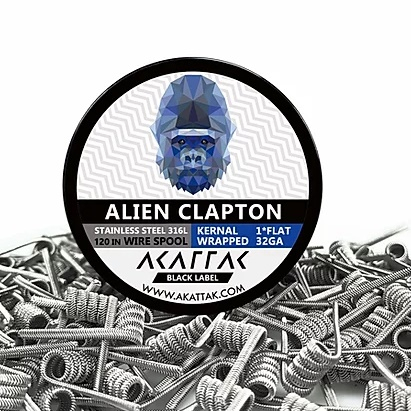 Alien SS316L Akattak Alien Clapton-Alien SS316L 0.3.0.8/32