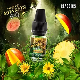 12 Monkeys Mangabeys Nic Salt-10 ml-20 mg