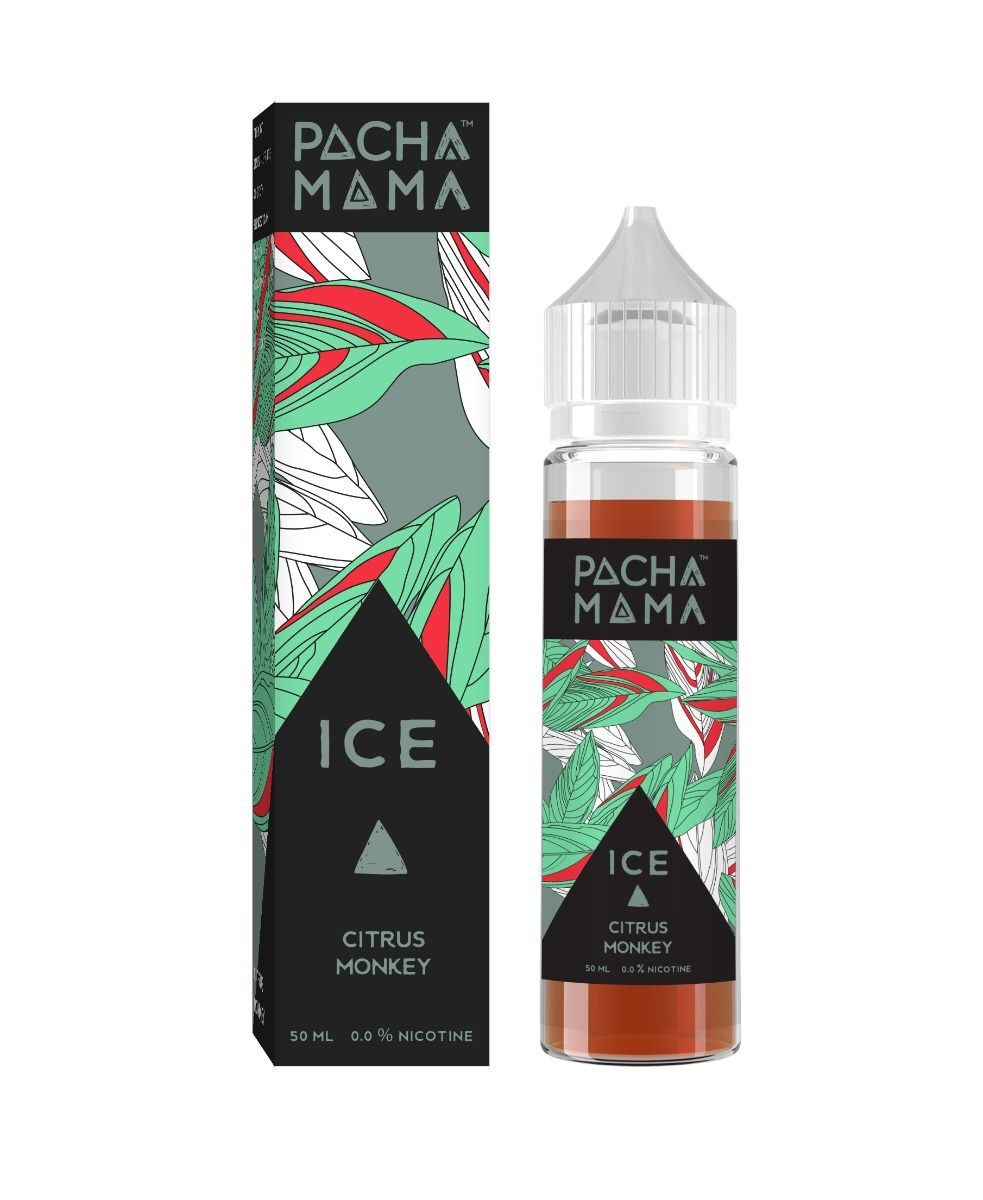 Pacha Mama Iced Citrus Monkey-Mandarine,Blood Orange, Banana