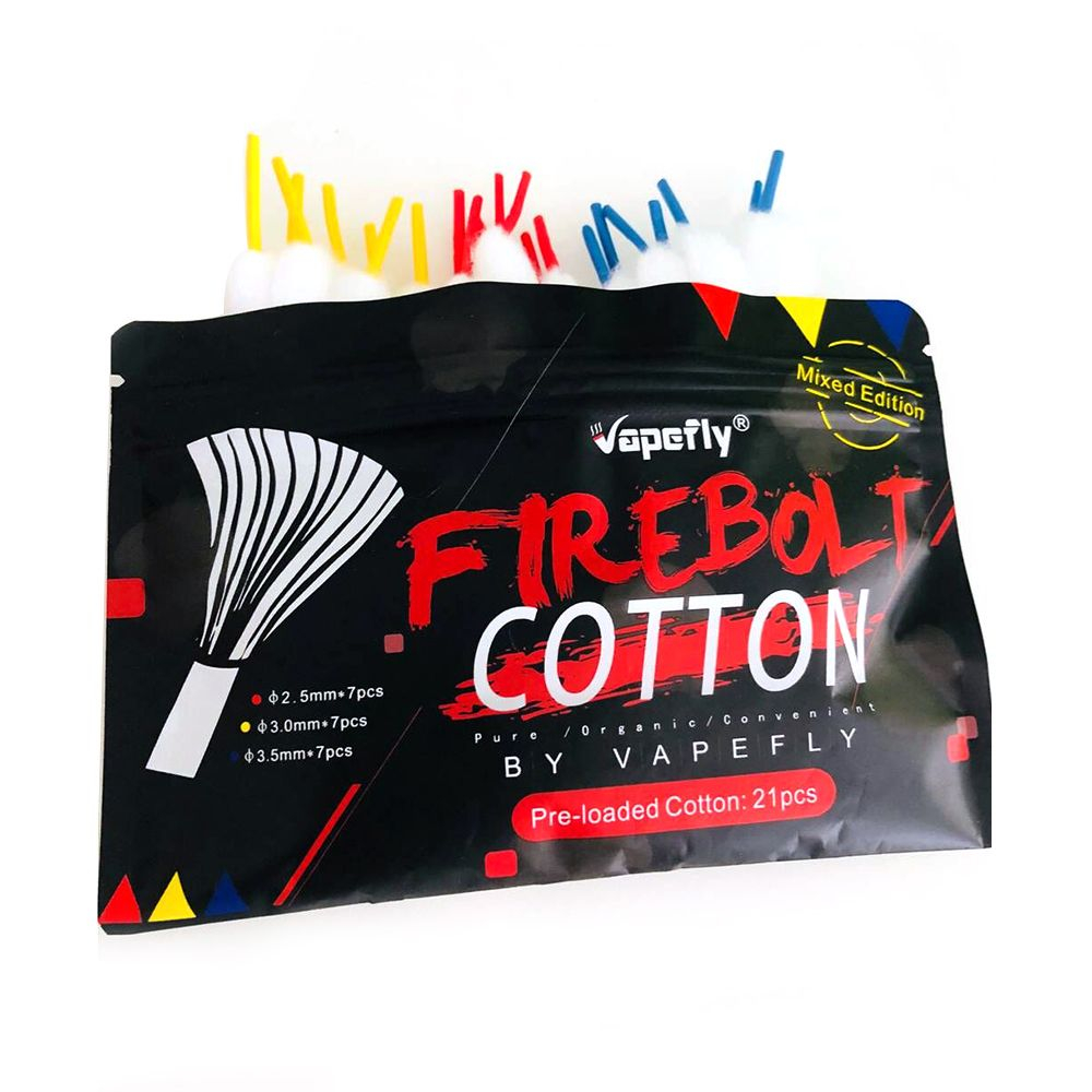 Vapefly Firebolt Cotton Mixed Ansicht Verpackung Vapefly Firebolt Cotton Mixed